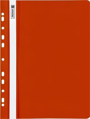 Brunnen Schnellhefter A4 gelocht orange 102015240