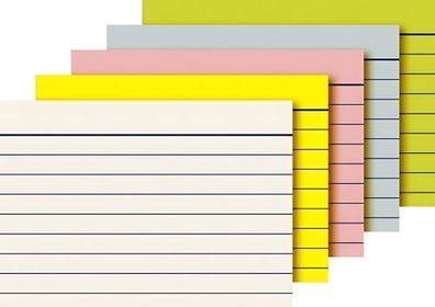 Brunnen Karteikarten A8 liniert sortiert 100 Stück 102282295