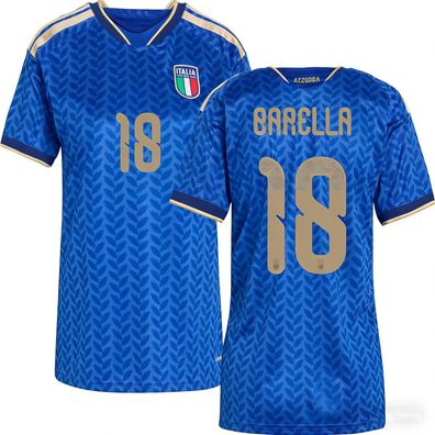 Italien Fußball Trikot WM 2026 Heimtrikot Damen Barella 18