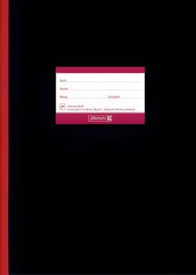 Brunnen Oberschulheft A4 liniert Lineatur 9 cm R 20 Blatt 1044635