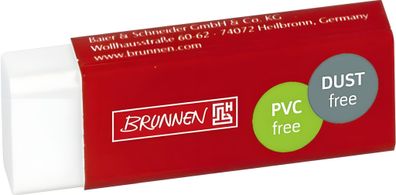 Brunnen Radiergummi weiss 6x2cm 1029969