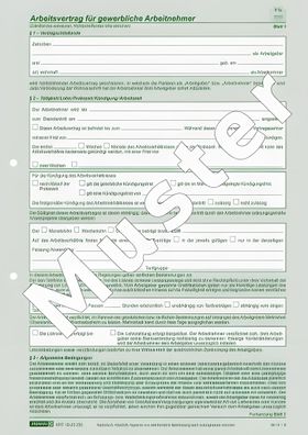 Brunnen Arbeitsvertrag gewerblich 1025250