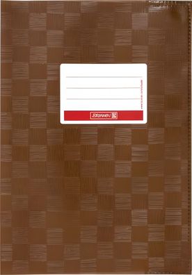 Brunnen Hefthülle A4 braun Folie mit Schild 104052470