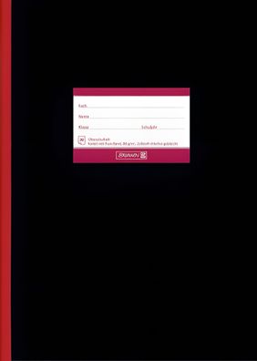 Brunnen Oberschulheft A4 kariert 9cm Rand 20 Blatt 1044636