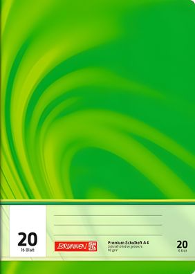 Brunnen Schulheft A4 Vivendi Lineatur 20 16 Blatt 104472002