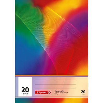Brunnen Schulheft A4 blanko Lineatur 20 16 Blatt 104492002