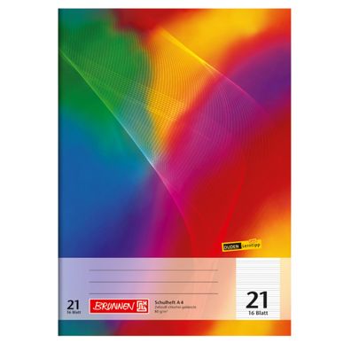 Brunnen Schulheft A4 liniert Lineatur 21 16 Blatt 104492102