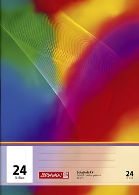 Brunnen Schulheft A4 Lineatur 24 16 Blatt 104492402