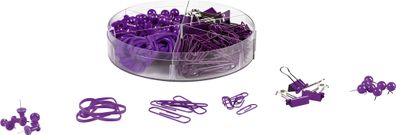 Brunnen Büro-Set 220-teilig purple 102064760