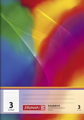 Brunnen Schulheft A5 Lineatur 3 16 Blatt 104590302