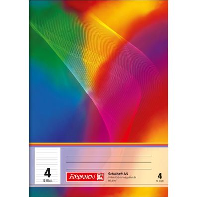 Brunnen Schulheft A5 Lineatur 4 16 Blatt 104590402