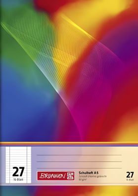 Brunnen Schulheft A5 Lineatur 27 16 Blatt 104592702