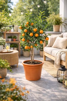 Späte Ciaculli-Mandarinen Citrus reticulata - 120-150 cm Süße aus Sizilien