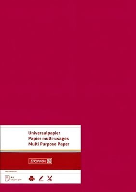 Brunnen Universalpapier A4 120g mittelrot 35 Blatt 105123524