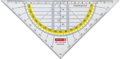 Brunnen Geometrie-Dreieck 16cm bruchsicher klar 104975401