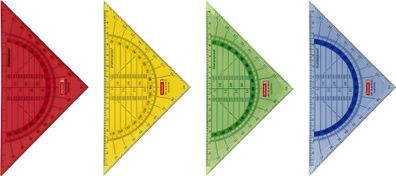 Brunnen Geometrie-Dreieck 16cm bruchsicher farbig 104975402