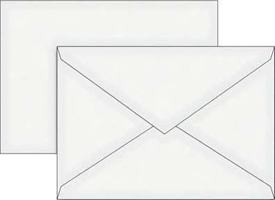 Brunnen Briefumschlag C6 80g weiss 10 Stück 105125200