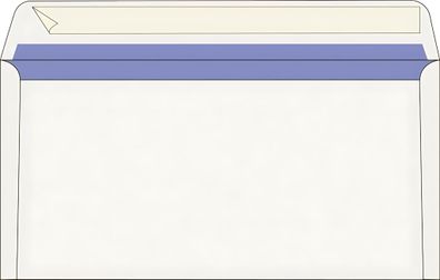 Brunnen Briefumschlag DIN Lang HK weiss 100 Stück 1053540