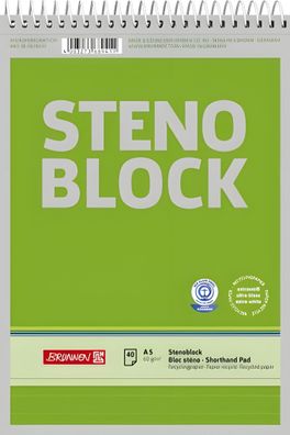 Brunnen Stenoblock A5 40 Blatt Blatt Engel 105574101