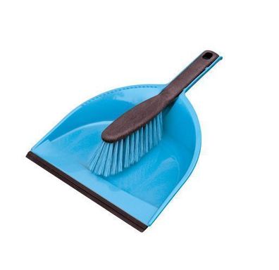 Kehrset Oskar mit Gummibesen und Kehrblech - Effektive Sauberkeit fuer Ihr Zuhaus