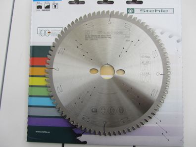HM/ Widia Kreissägeblatt für Alu 254 x 30 Z 80 negativ Stehle für Metabo