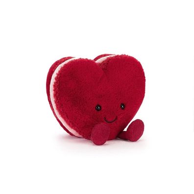 Jellycat Arlette Herz Macaron seltene Weihnachtsgeschenke brandneu mit Etikett + Stau