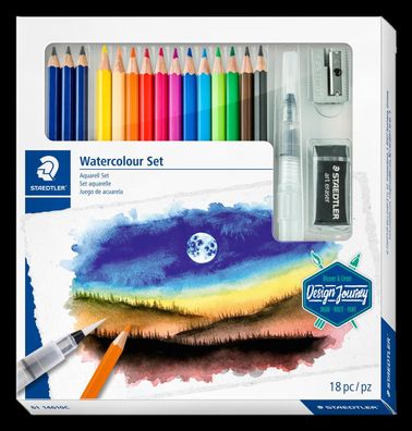 STAEDTLER® 61 14610C Gemischtes Aquarell Set 100% PEFC