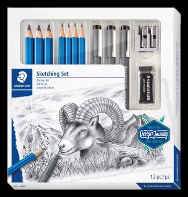 STAEDTLER® 61 100 Gemischtes Zeichen Set 100% PEFC