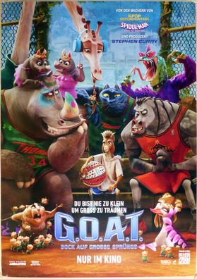 G.O.A.T. - Bock auf große Sprünge - Original Kinoplakat A0 - Filmposter