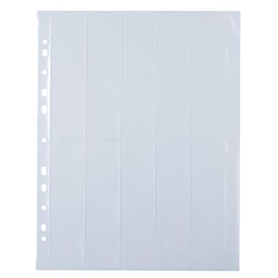 Negativhüllen, transparent, für 10 x 4 Streifen, 100 St