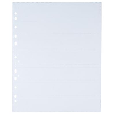 Negativhüllen, transparent, für 7 x 5 Streifen, 100 St