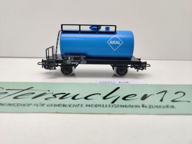 Märklin H0 AC 4440 Kesselwagen "ARAL" Zk / Kessel Blau / DB