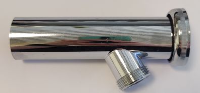 Verstellrohr 11/4" L= 130 mm Edelstahl Tauchrohr mit Geräteanschluss