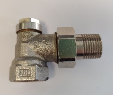 Flamco Rücklaufverschraubung Eckform DN15 1/2" Rotguss