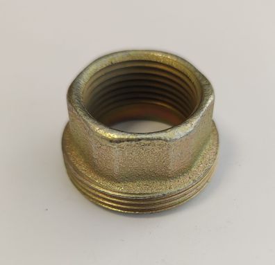 Einschraubteil IG 1"Zoll x AG 11/2 Zoll Messing flachdichtend