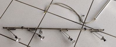 Bruck Lampe Calo Kroko Swing mit Via Schiene Design Martin Kania 12V 50W
