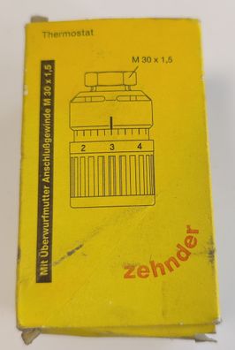 Zehnder Thermostatkopf Uni LH M 30 x 1,5 weiß älteres Modell