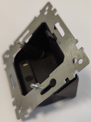 Merten Schrägauslass mit Schriftfeld Unterputz anthrazit 461301