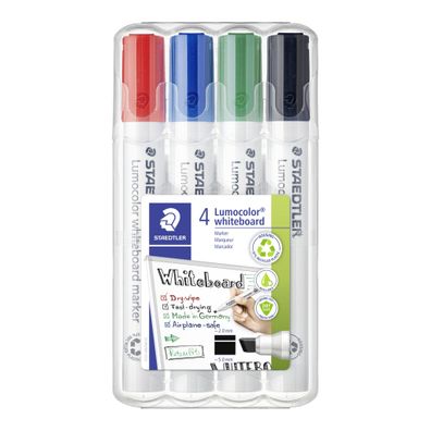 Whiteboardmarker Lumocolor® 351 B 2-5mm farbig sortiert 4 St./Pack