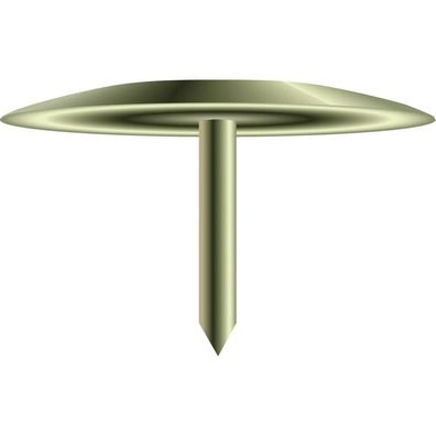 Reißnägel Kopf a Messing 100St sw