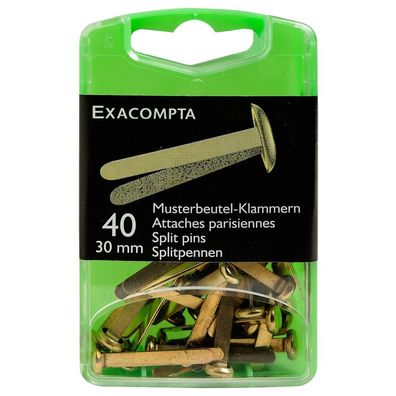 Musterbeutel-Klammern 30mm 40St