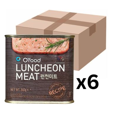 6er-Pack O´Food Luncheon Meat Frühstücksfleisch Schwein 340g