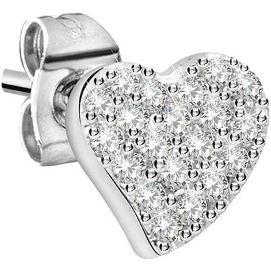 Single Earrings Heart LPS02ARQ11