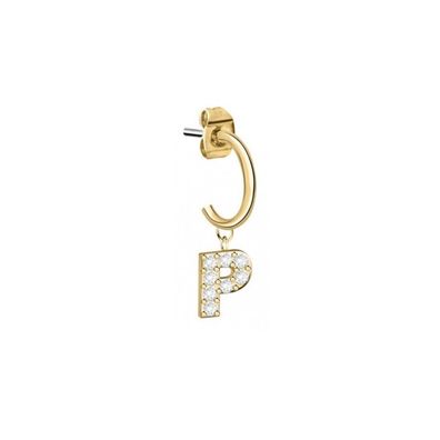 Single earrings "P" LPS02ARQ72