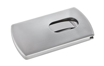 Sigel Visitenkarten-Etui Snap Edelstahl VZ120