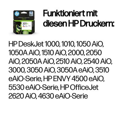 HP Tinte 301XL CH564EE Color (Cyan/Magenta/Gelb)