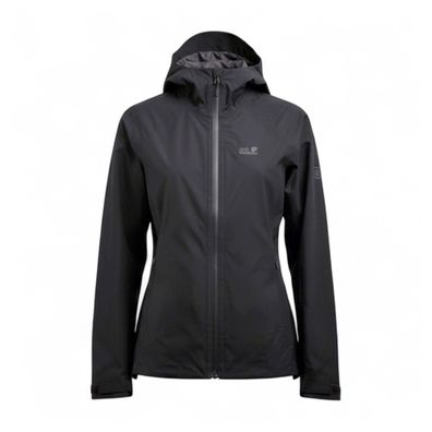Jack Wolfskin Scenic Trail Hardshell Texapore Ecosphere Jacke Damen schwarz