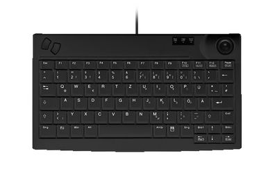 Active Key Tast AK-440-TU-B/FR - robust & rutschfest - Trackball - schwarz - französi