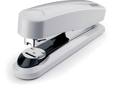 Novus Heftgerät B 4FC, bis 50 Blatt grau, Flachheftung, im Blister