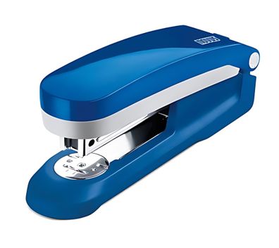 Novus Heftgerät E 25, bis 25 Blatt blau/grau, im Blister